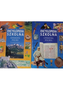 Encyklopedia szkolna zestaw 2 książek