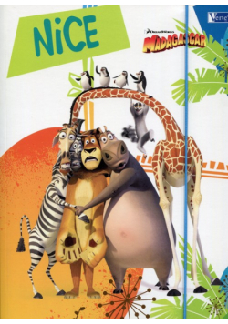Teczka z gumką A4 Madagaskar