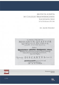 Motecta scripta in Collegio Baunsbergensis...