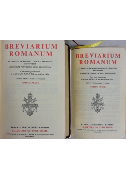 Breviarium Romanum. Zestaw 2 książek