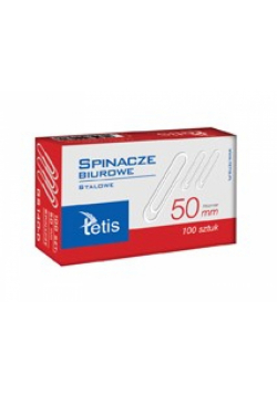 Paczka Spinacze biurowe okrągłe 50mm 100 szt 10 sztuk