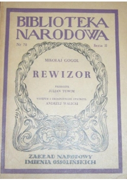 Rewizor , 1953r.