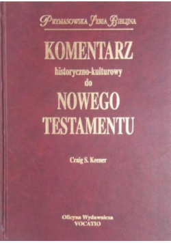 Komentarz historyczno kulturowy do Nowego Testamentu