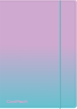 Teczka na gumkę A4 Coolpack Gradient Blueberry