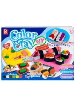 Masa plastyczna z akcesoriami sushi