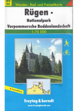 Rugia Pomorze Zachodnie mapa turystyczna 1:75 000