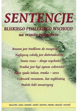 Sentencje Bliskiego i Dalekiego Wschodu