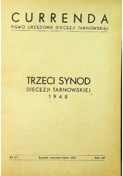 Trzeci synod diecezji tarnowskiej 1948