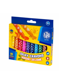 Kredki żelowe wykręcane Silky Astra 10 kolorów