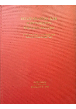 Bibliographie der wirtschaftswissenschaften