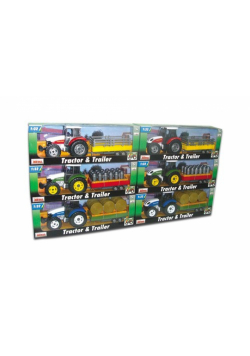 Traktor teama z przyczepą