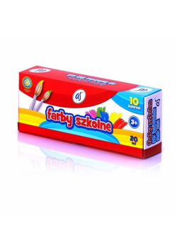 Farby szkolne As 10 kolorów 20 ml