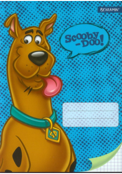 Zeszyt A5 Scooby Doo w kratkę 32 kartki niebieski
