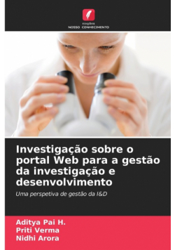 Investigação sobre o portal Web para a gestão da investigação e desenvolvimento