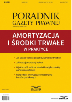 Amortyzacja i środki trwałe w praktyce