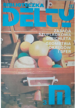 Biblioteczka Delty Zasada Szufladkowa Dirichleta Geometria Okrętów i sfer
