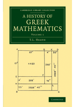 A History of Greek Mathematics