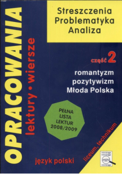 Opracowania 2 Romantyzm Pozytywizm Młoda Polska