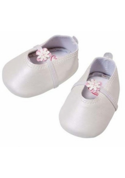 Buciki dla lalki Baby Annabell białe