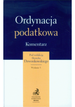 Ordynacja podatkowa. Komentarz 2014