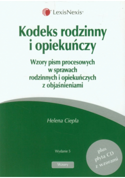 Kodeks rodzinny i opiekuńczy z płytą CD z wzorami