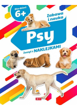 Psy Zeszyt z naklejkami