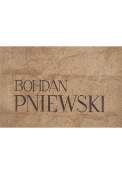 Bohdan Pniewski 1897 - 1965 Katalog