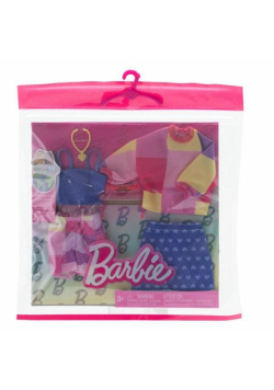 Barbie ubranka + akcesoria 2-pak HRH42