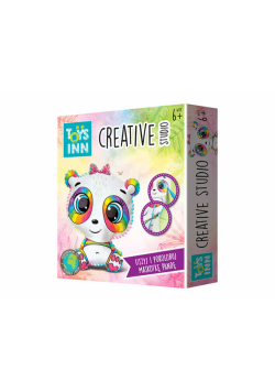 Creative Studio Panda Zestaw do szycia i kolorowania