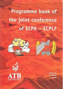 Programme book of the joint conference of ECPA - ECPLF