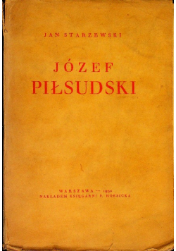 Józef Piłsudski 1930 r.