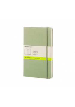 Notes Moleskine Classic L (13x21cm) gładki, pistacjowa twarda oprawa, 240 stron