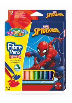 Flamastry Colorino Kids 12 kolorów Spiderman