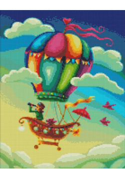 Diamentowa mozaika - Wędrowcy 40x50cm