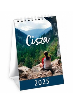 Kalendarz 2025 na biurko - Cisza