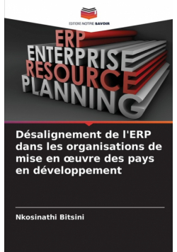 Désalignement de l'ERP dans les organisations de mise en œuvre des pays en développement