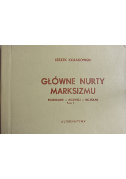 Główne nurty marksizmu