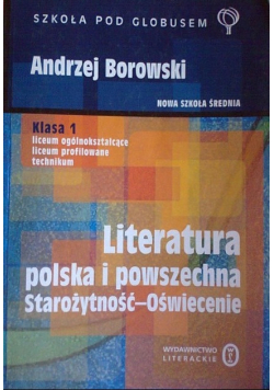 Literatura polska i powszechna Starożytność Oświecenie