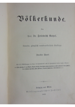 Volkerkunde, 1895r