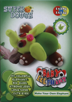Pianko-masa Super Dough Słonik
