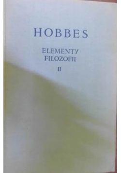 Elementy filozofii, tom II