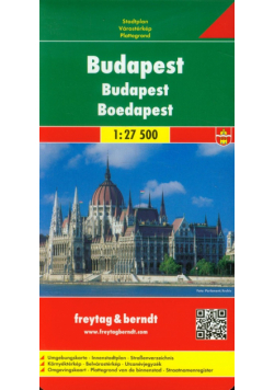 Budapeszt plan miasta 1:27500