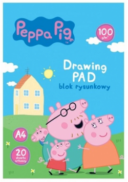 Blok rysunkowy A4/20K Świnka Peppa (10szt) ASTRA