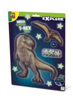Mega świecący w ciemności T-rex Ses Creative