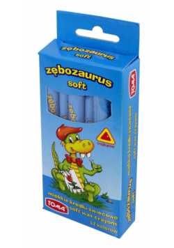 Kredki świecowe Zębozarus 12 kolorów