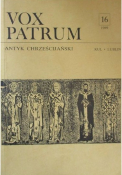 Vox Patrum Antyk chrześcijański Nr 16 / 89
