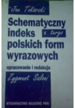 Schematyczny indeks a tergo polskich form wyrazowych