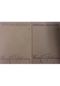 Historia filozofii. Tom 1 i 3