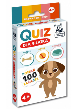 Quiz dla 4-latka Kapitan Nauka