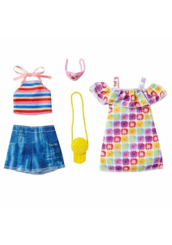 Barbie ubranka + akcesoria 2-pak 9 GRC91